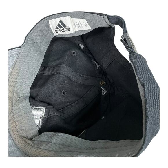 Adidas Hat Cap Black Grey Strap back Base Ball Climate Adult One Size Used - Picture 4 of 11